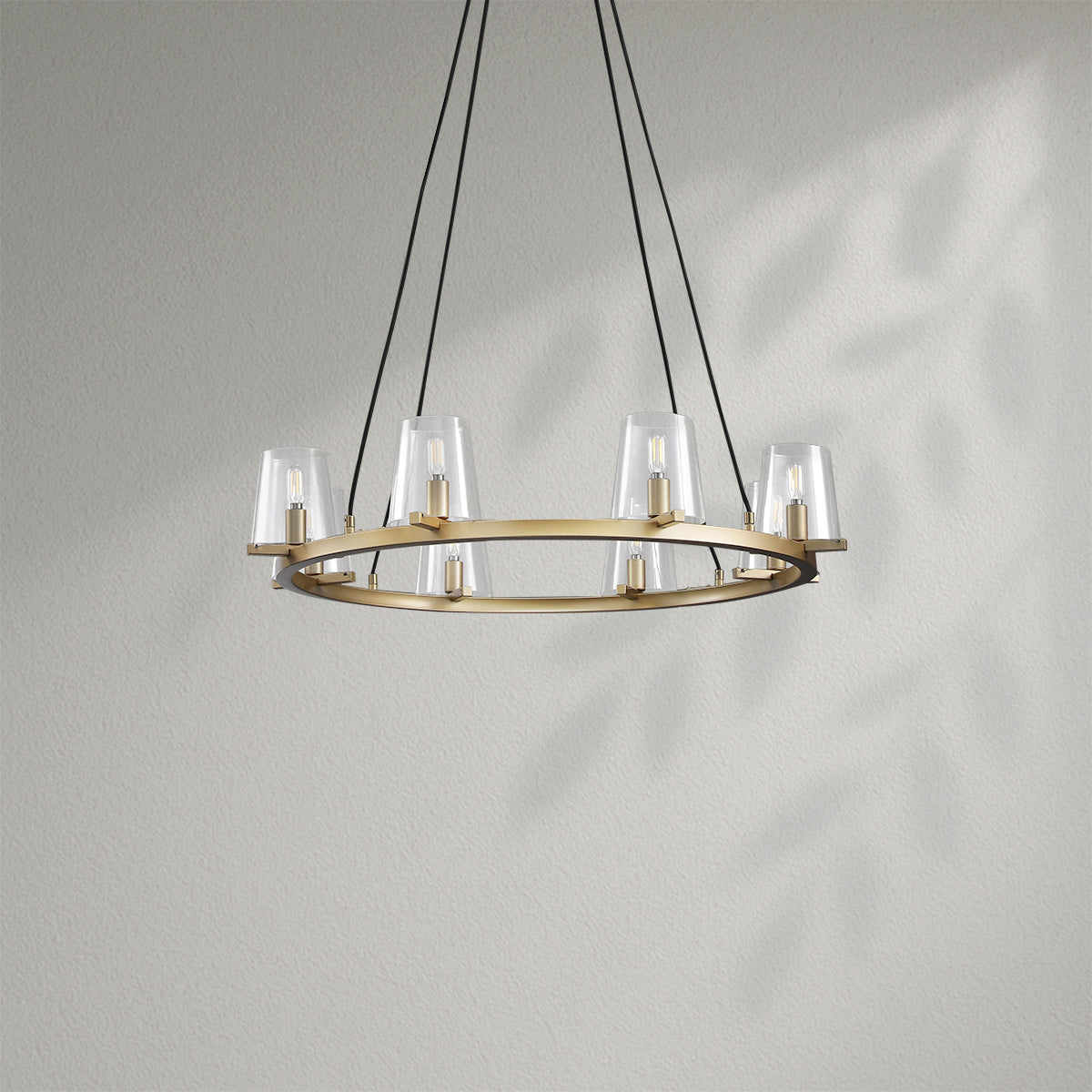 Pauillec Glass Round Chandelier