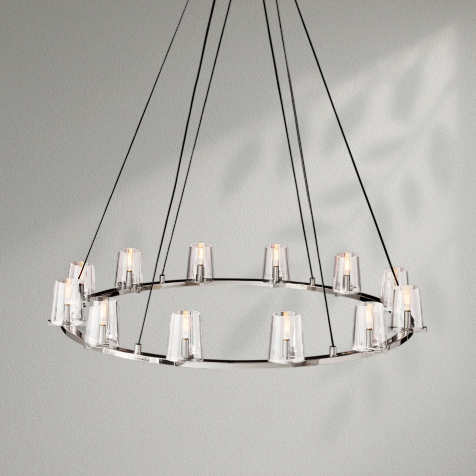 Pauillec Glass Round Chandelier