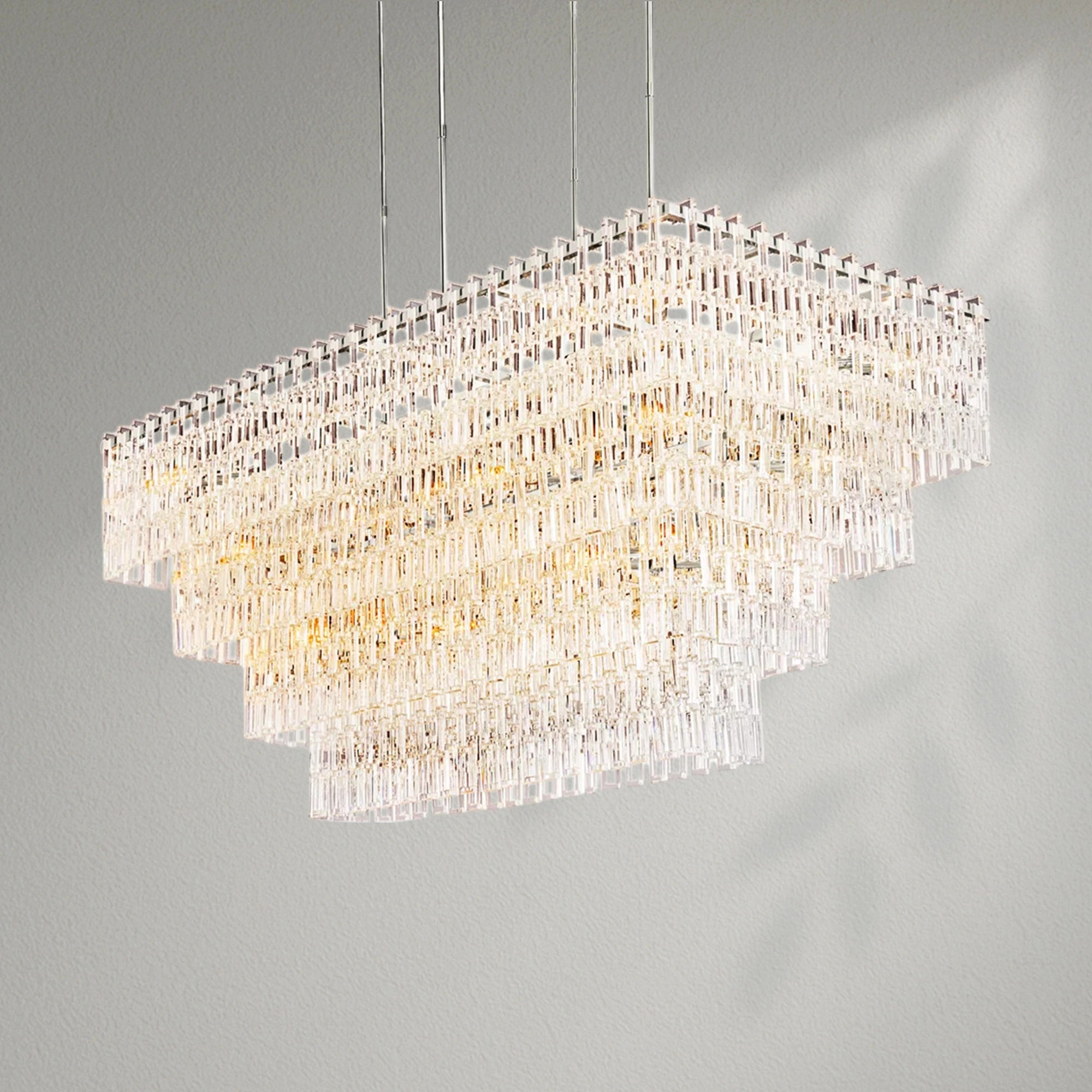 Marigon Multi-Tier Rectangular Chandelier