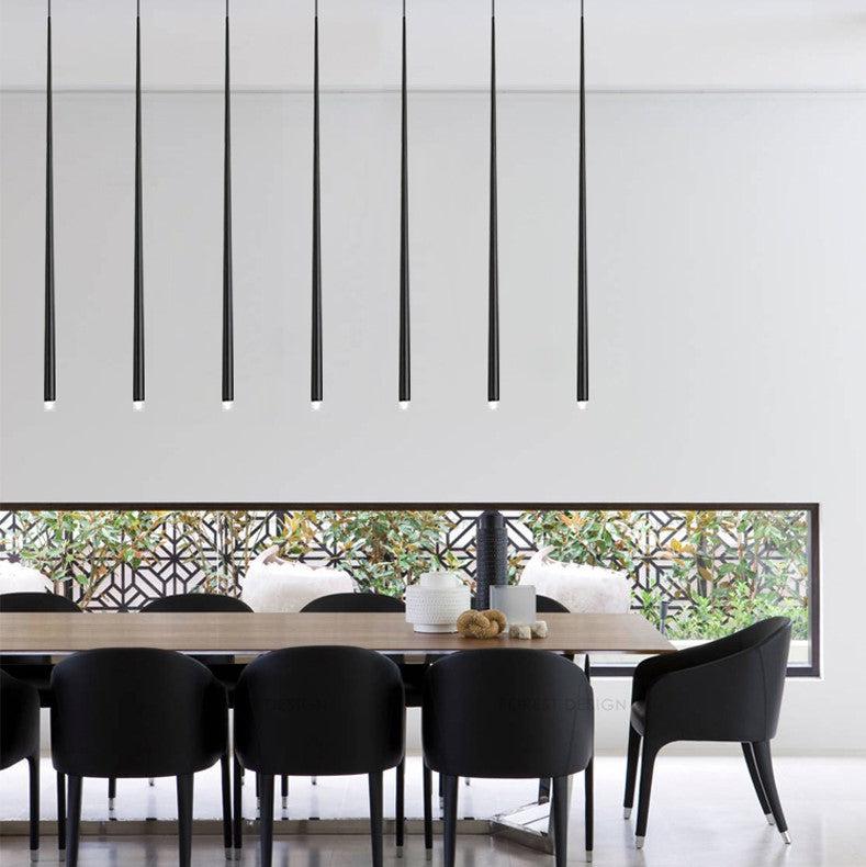 Luster Gaze Zenith Conical Iron Chandelier - grand American foyer with two-story ceiling