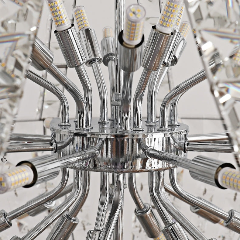 Extra Large Luxury and Elegant Crystal Chandelier for Living Room/Staircase/Foyer/Villa/Duplex Hall