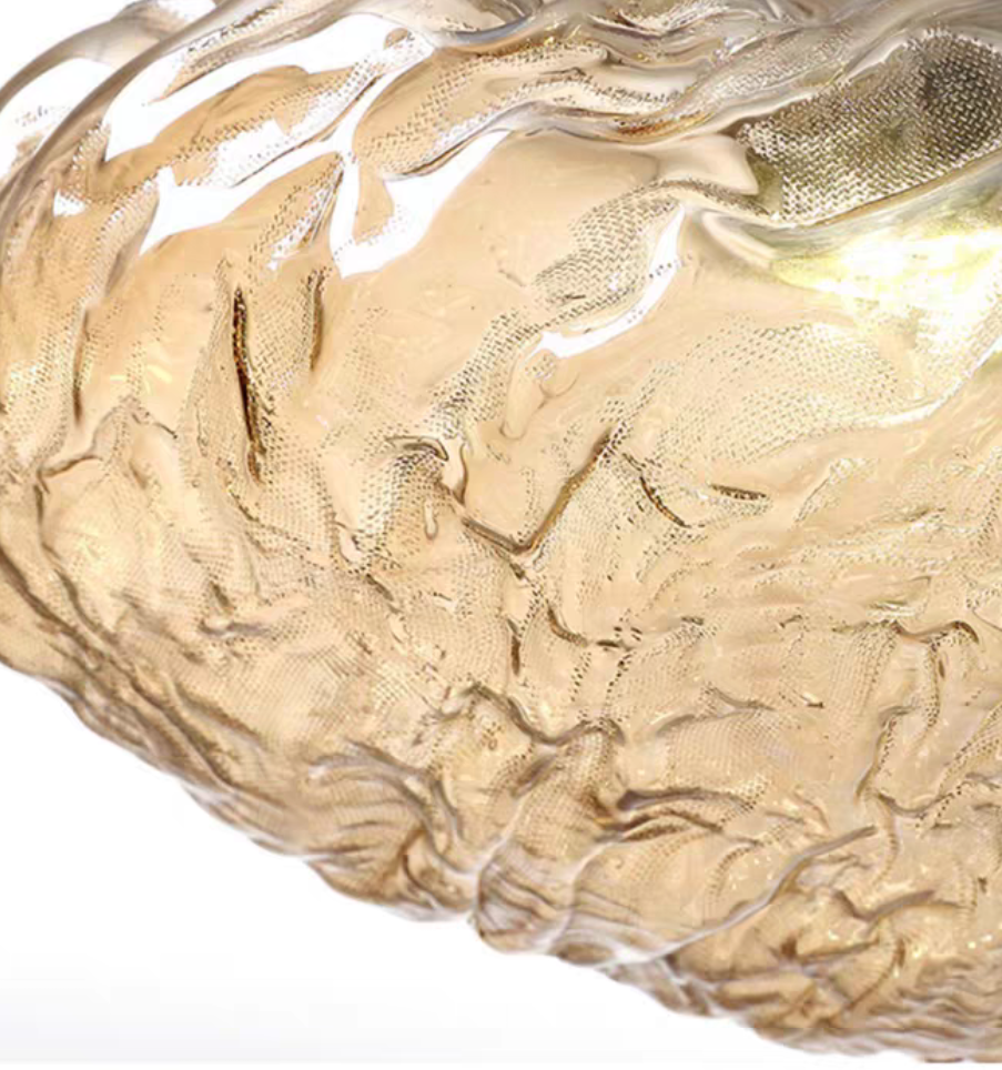 Extra Large Nordic Minimalist Glass Cloud Decorative Chandelier for Stairs/Living Room/High-ceiling Room