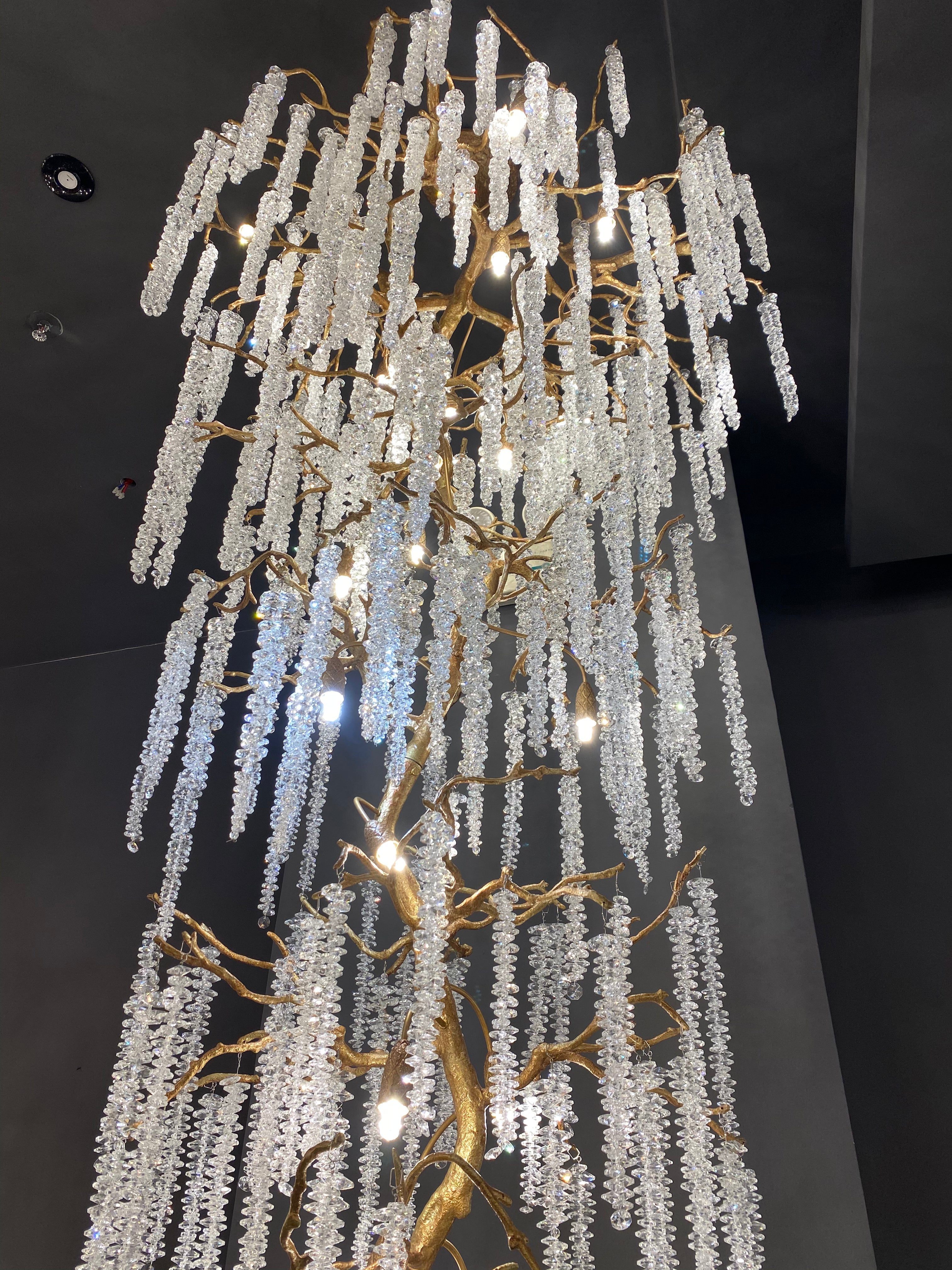 Luster Gaze Celestial Branch Grand Crystal Chandelier - Background Shot