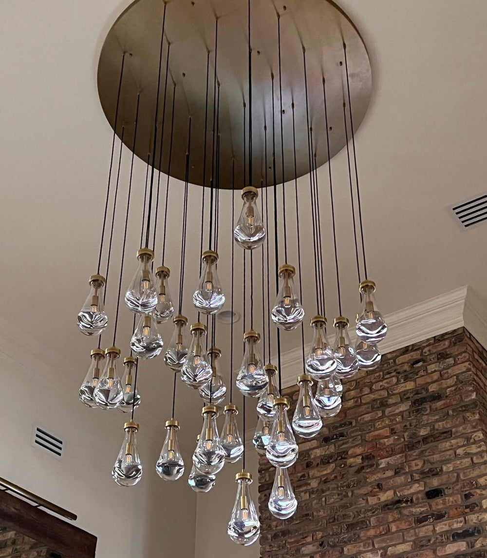 Raindrop Round Chandelier