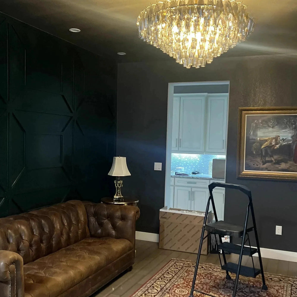 Chiaran Glass Tiered Round Chandelier