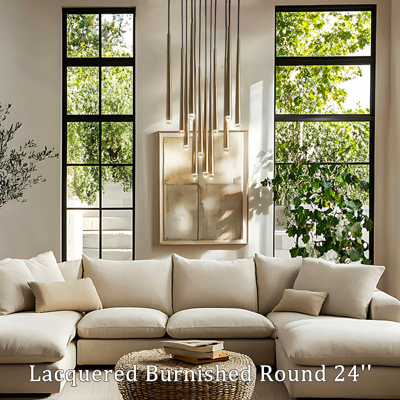 Aquitains Modern Round Chandelier