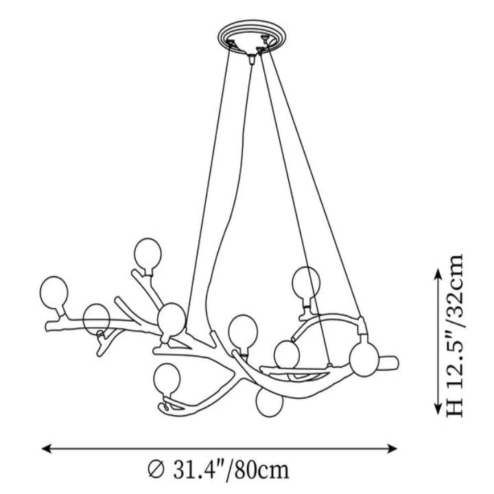 Branch Boho Tree Modern Chandelier