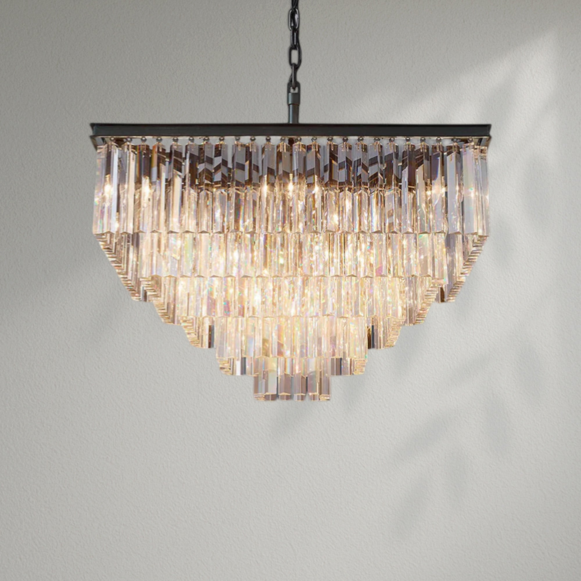 1920s Odeom Square Chandelier