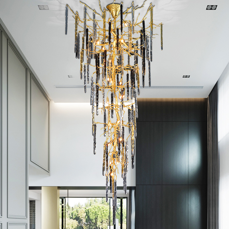 Luster Gaze Veridian Bloom Branch Chandelier - Background Shot