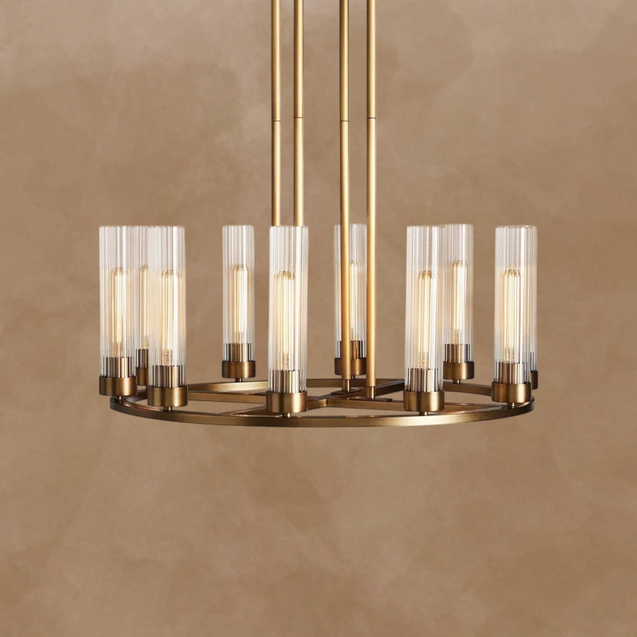 Andreas Round Chandelier 10/12 Light