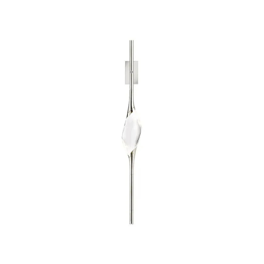 Luster Gaze Aura Linear Crystal Wall Sconce - Background Shot