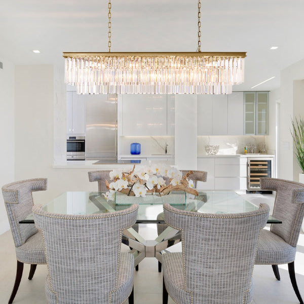 1920s Odeom Rectangular Chandelier
