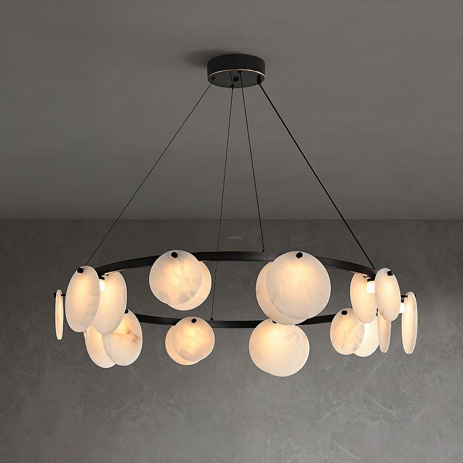 Trinidad Alabaster Chandelier with 8/10 heads