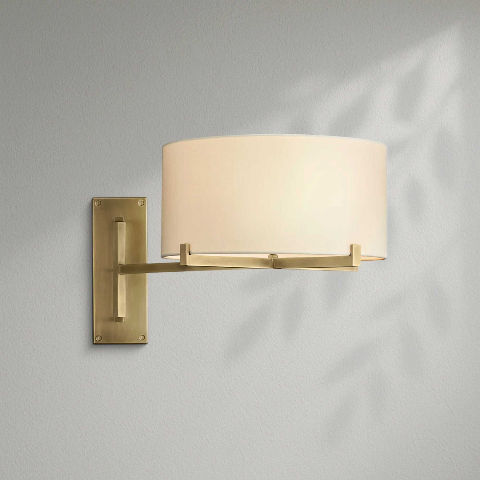 Pauillec Drum Shade Swing-Arm Sconce