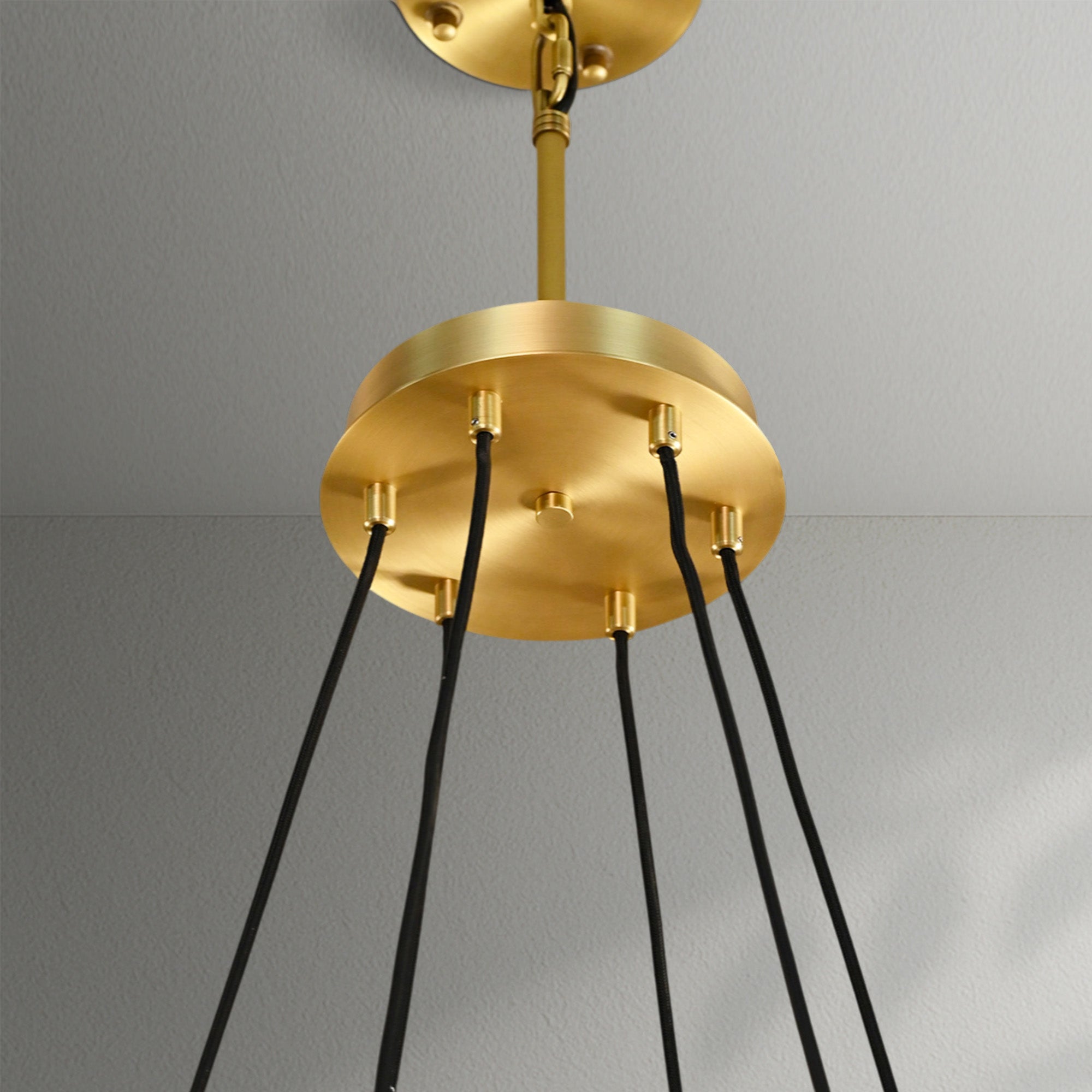 Pauillec Glass Round Chandelier