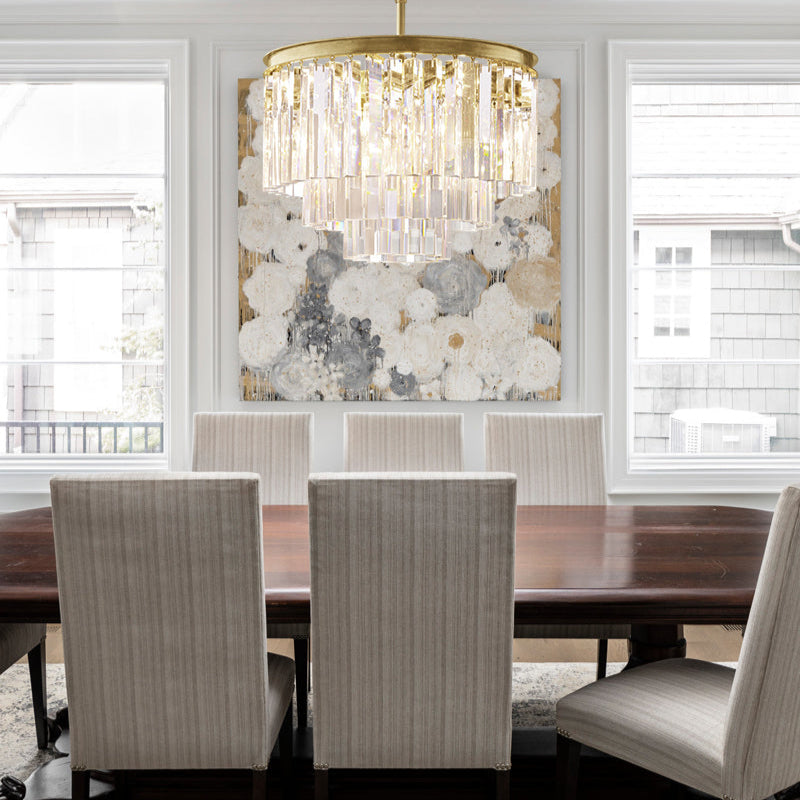 1920s Odeom Round Chandelier