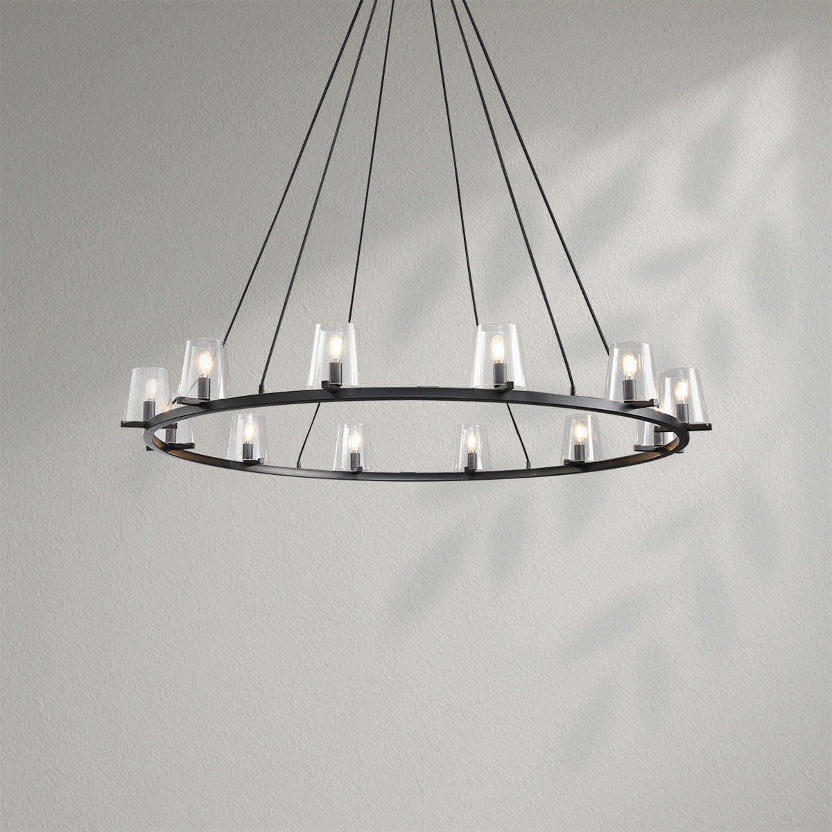 Pauillec Glass Round Chandelier