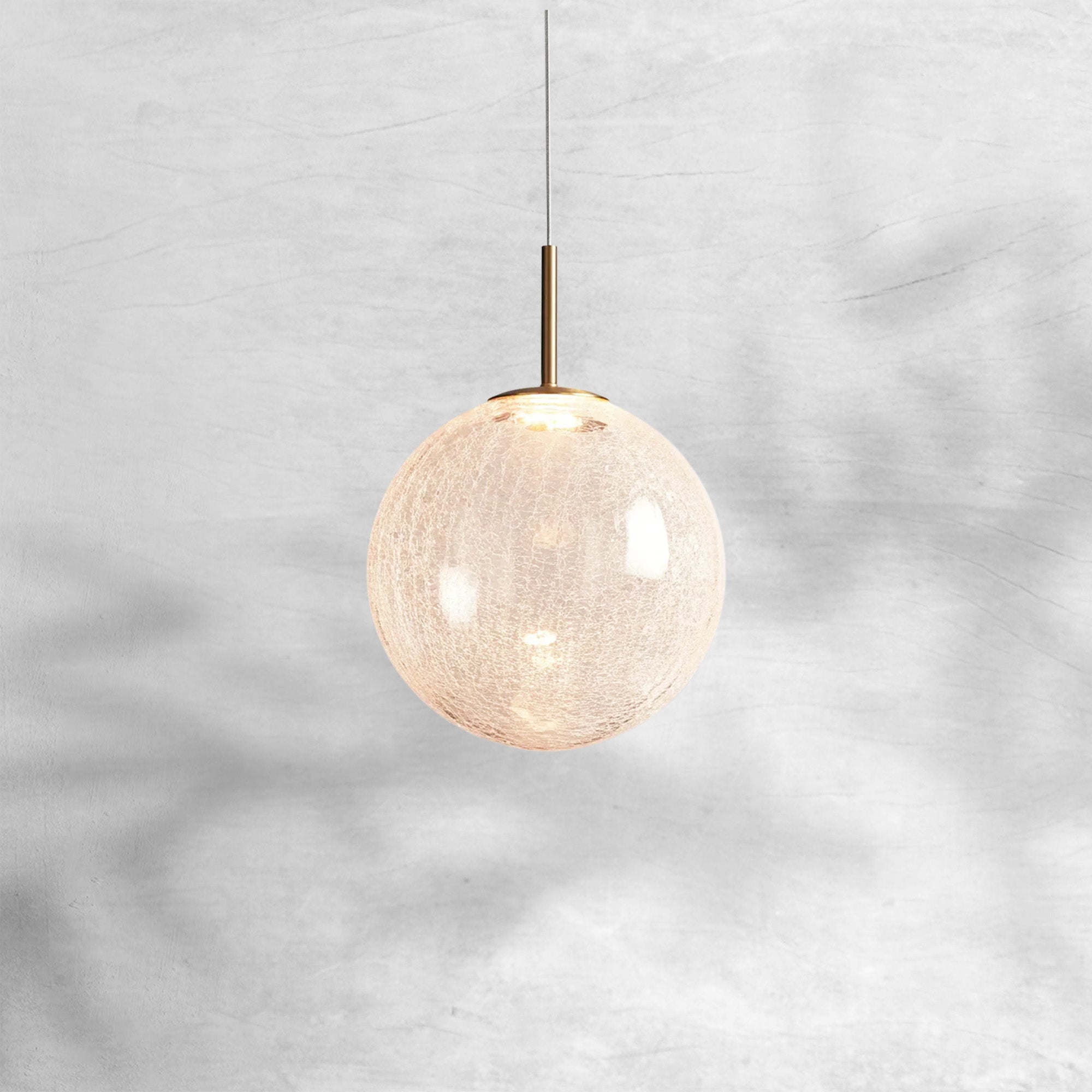 Luster Gaze Aura Sphere Single Pendant - Background Shot
