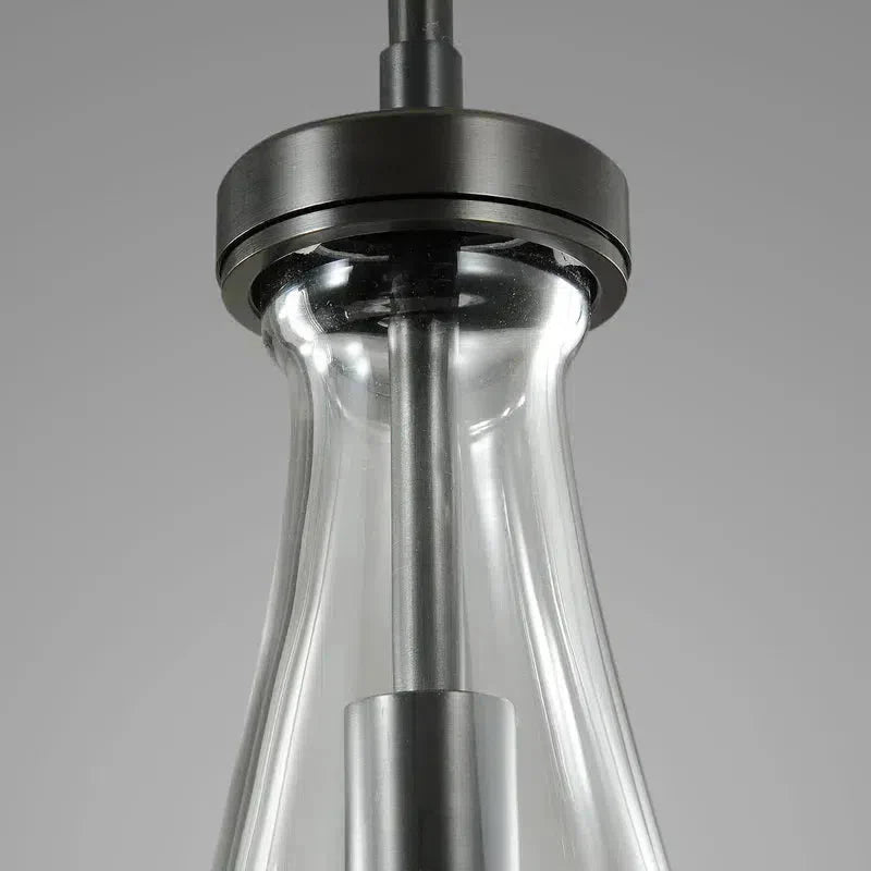 Raindrop Round Chandelier 2 Lights 5"D