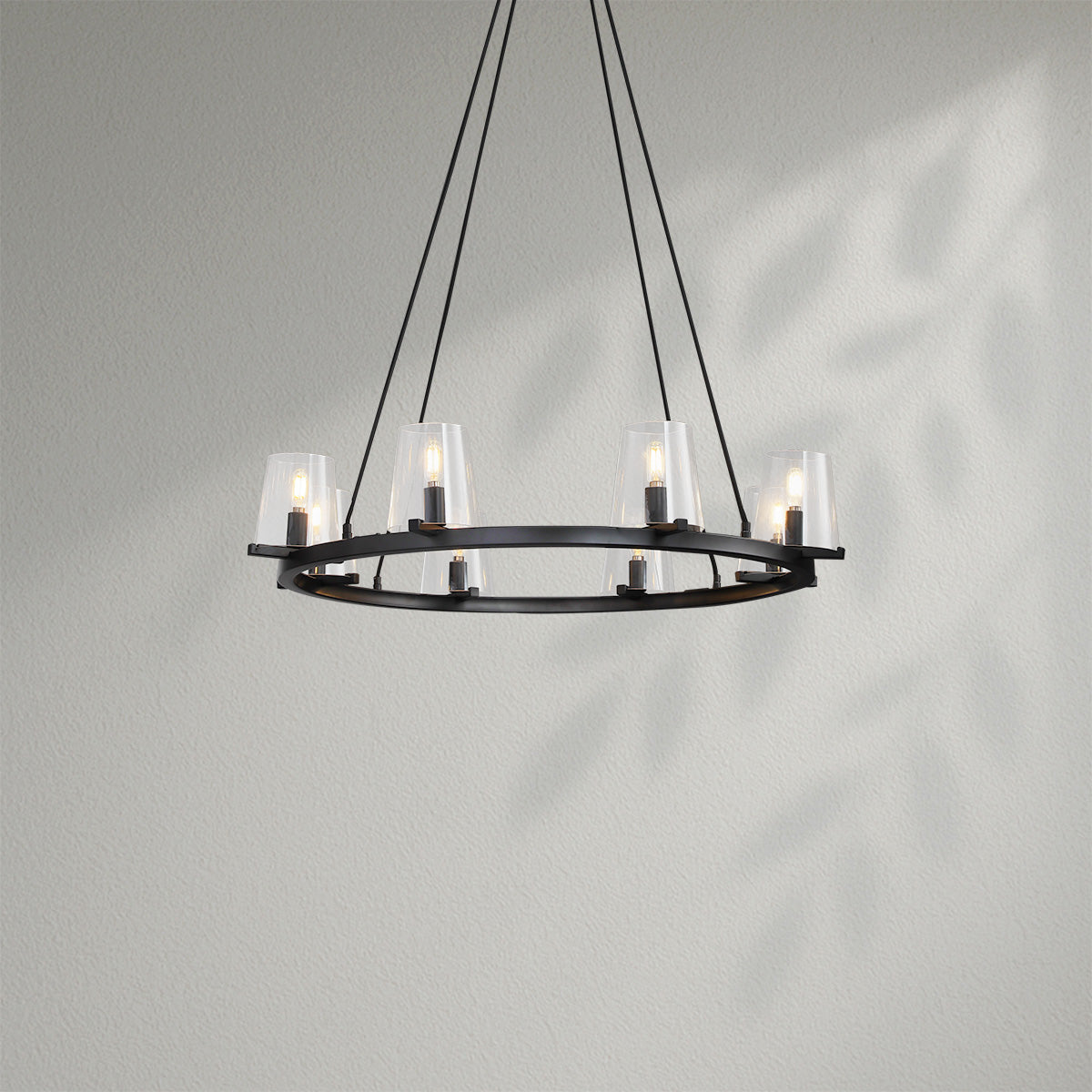 Pauillec Glass Round Chandelier