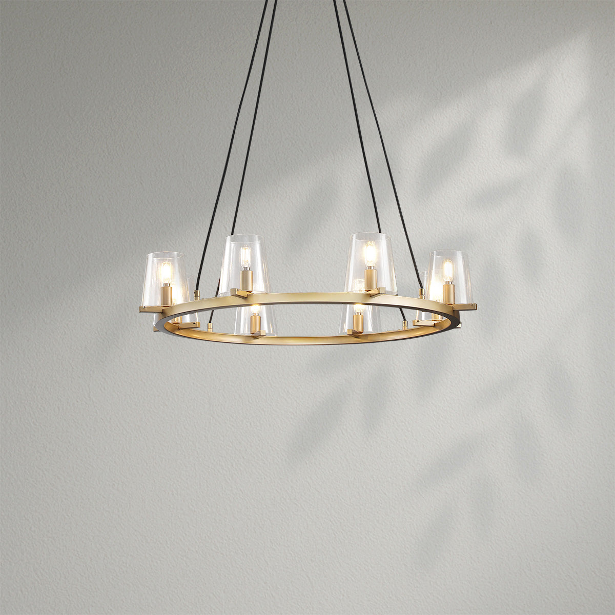 Pauillec Glass Round Chandelier