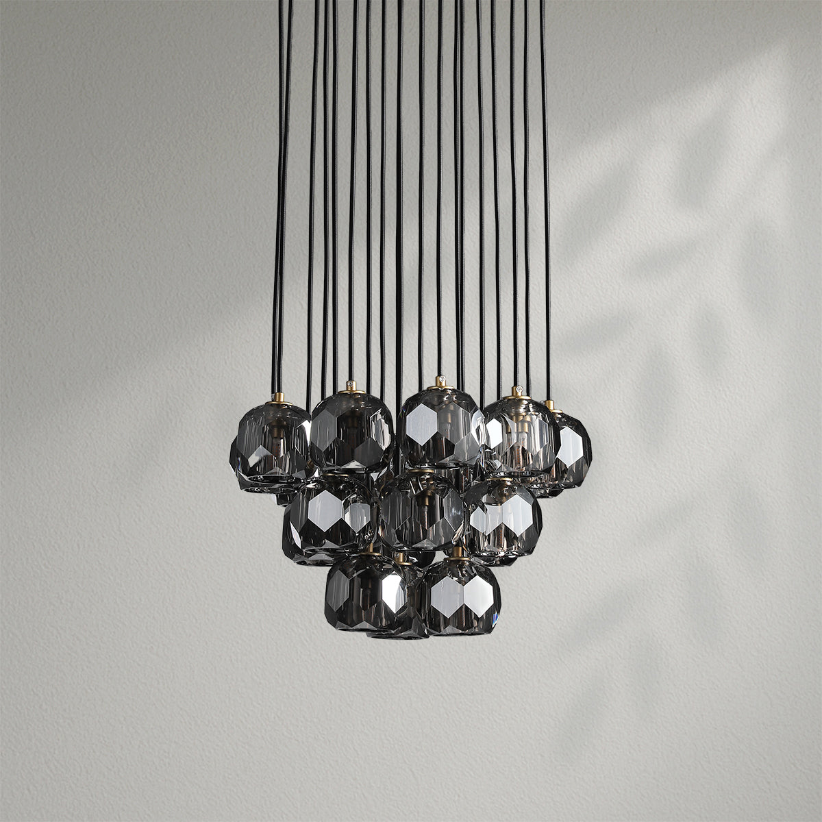 Boule Do Crystal Cluster Round Chandelier