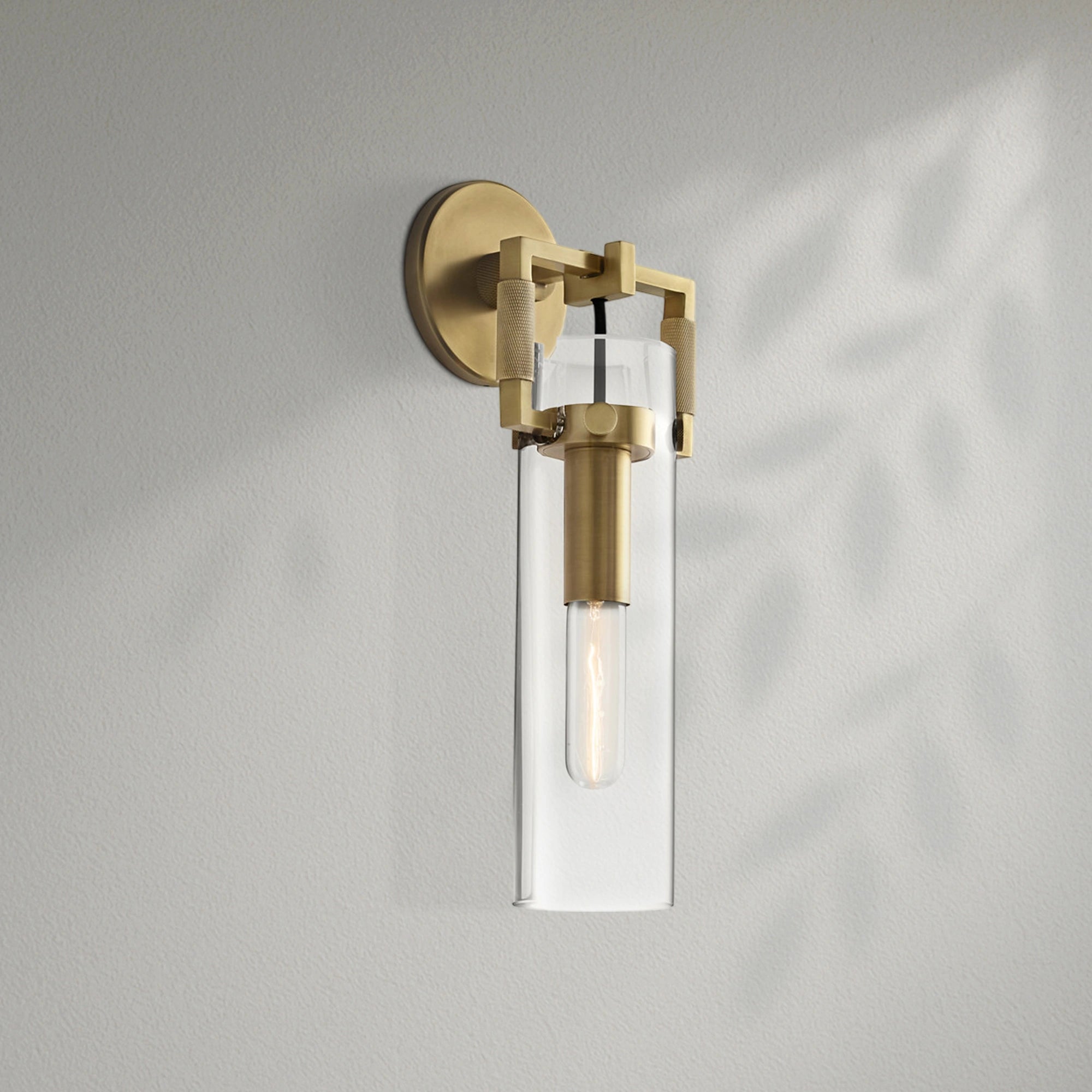Machinis Glass Cylinder Wall Sconce