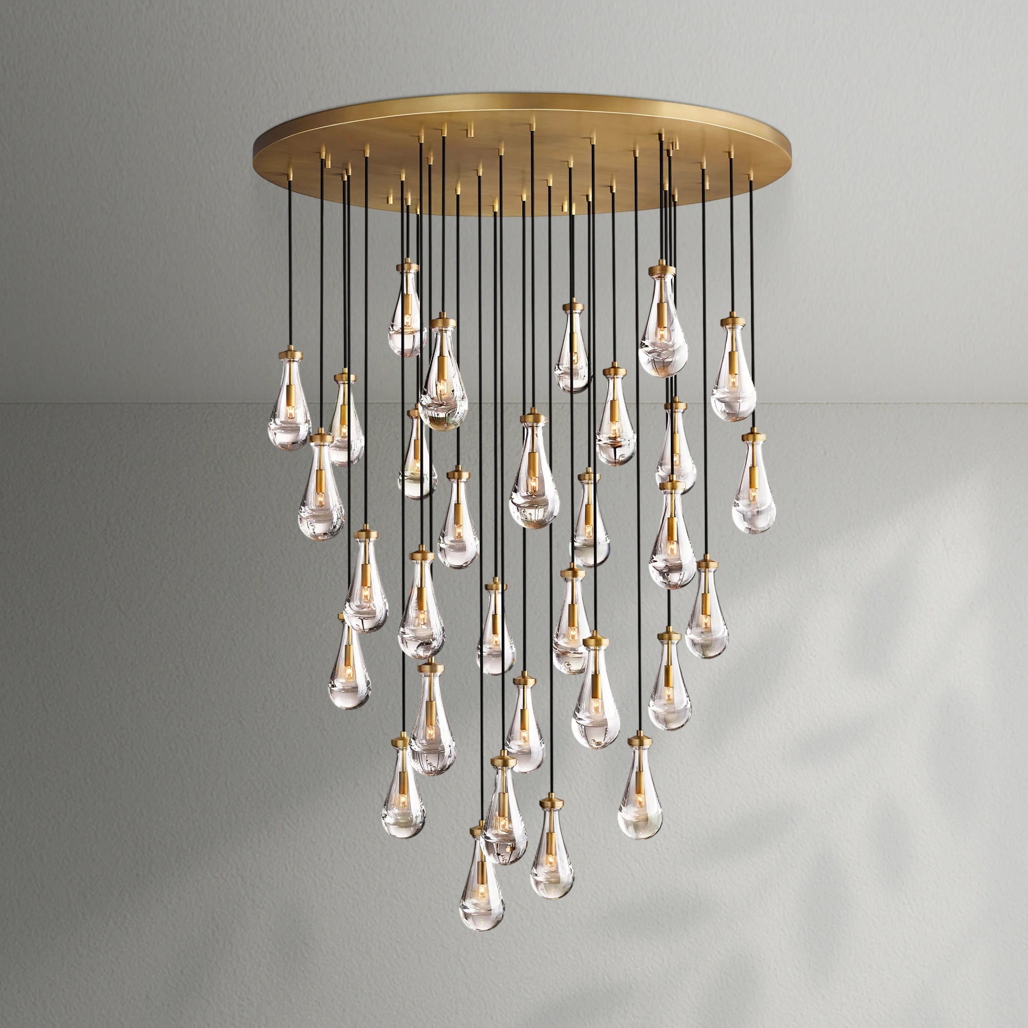 Raindrop Round Chandelier