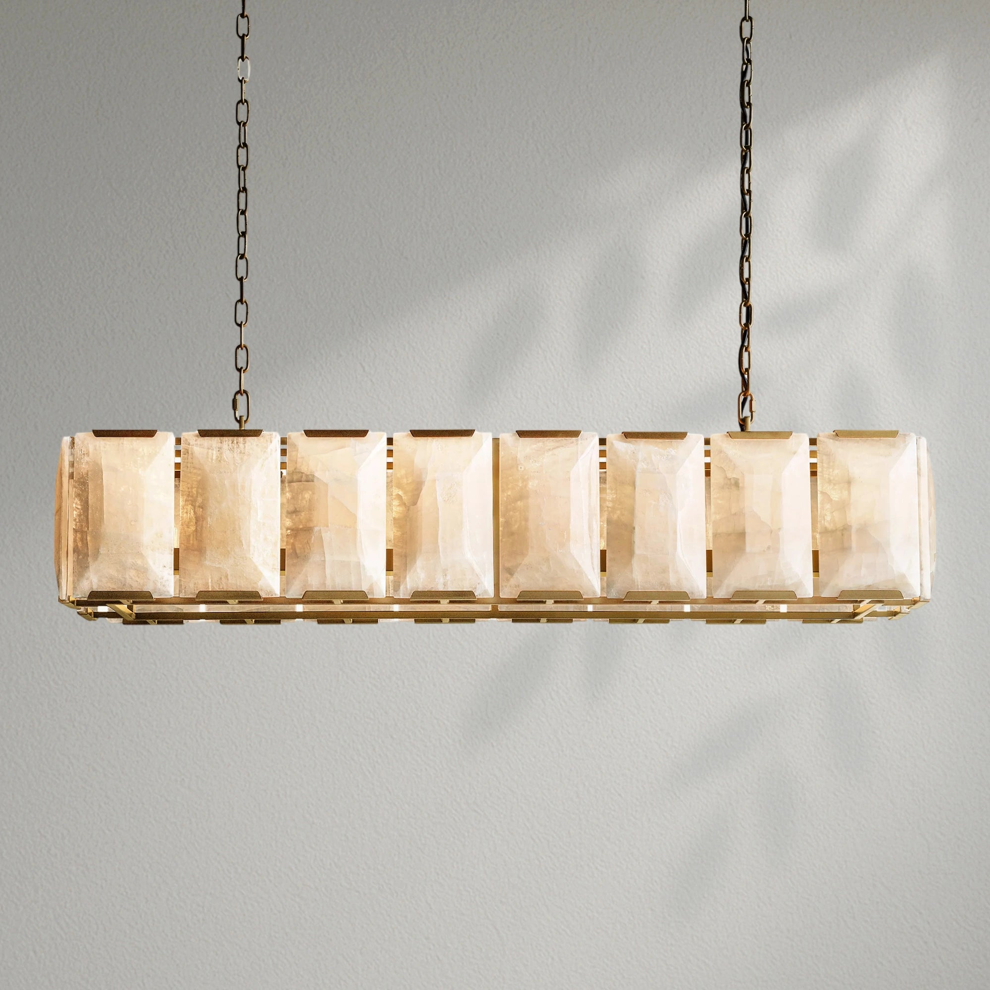 Harlows Calcite Rectangular Chandelier 42"54"62"74"