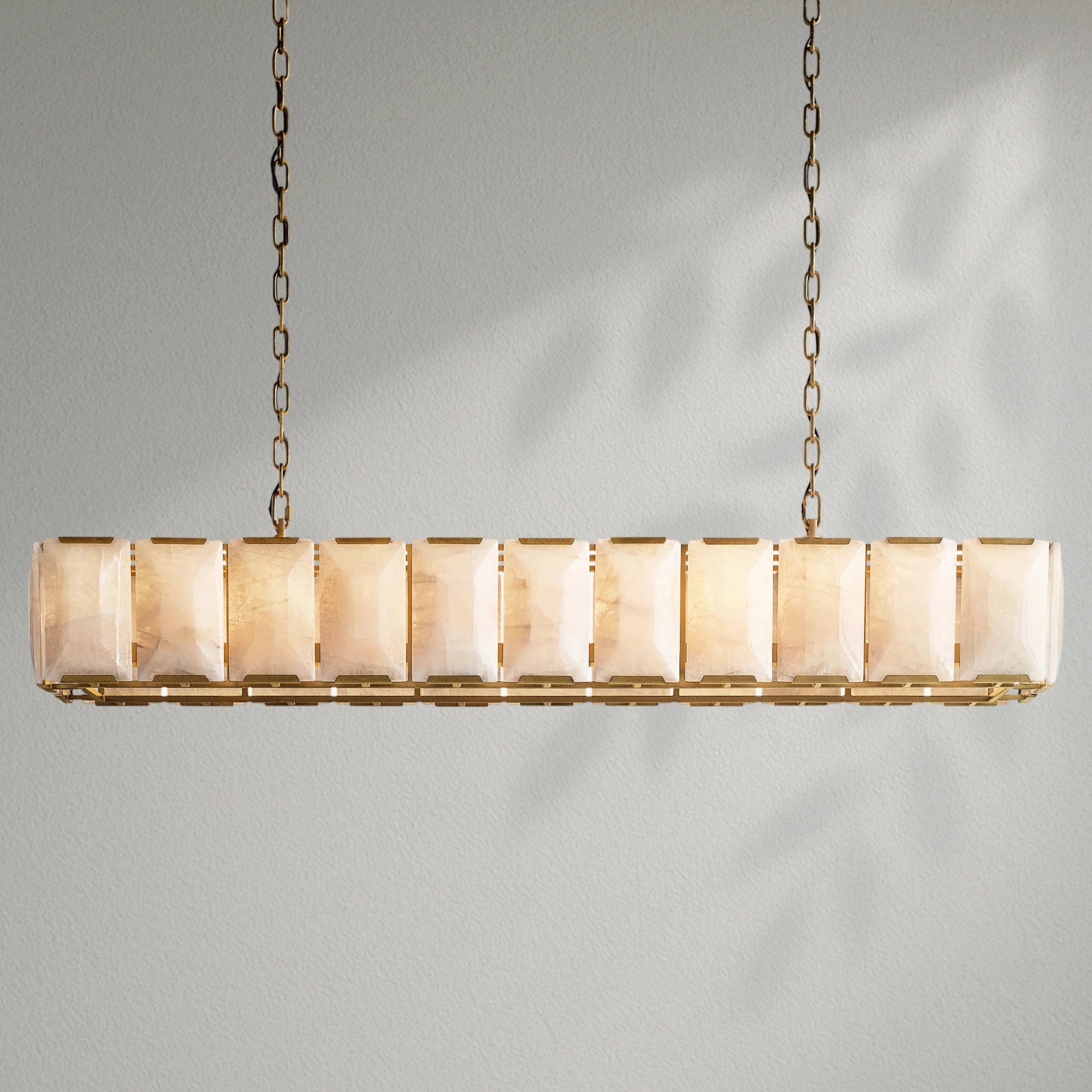 Harlows Calcite Rectangular Chandelier 42"54"62"74"