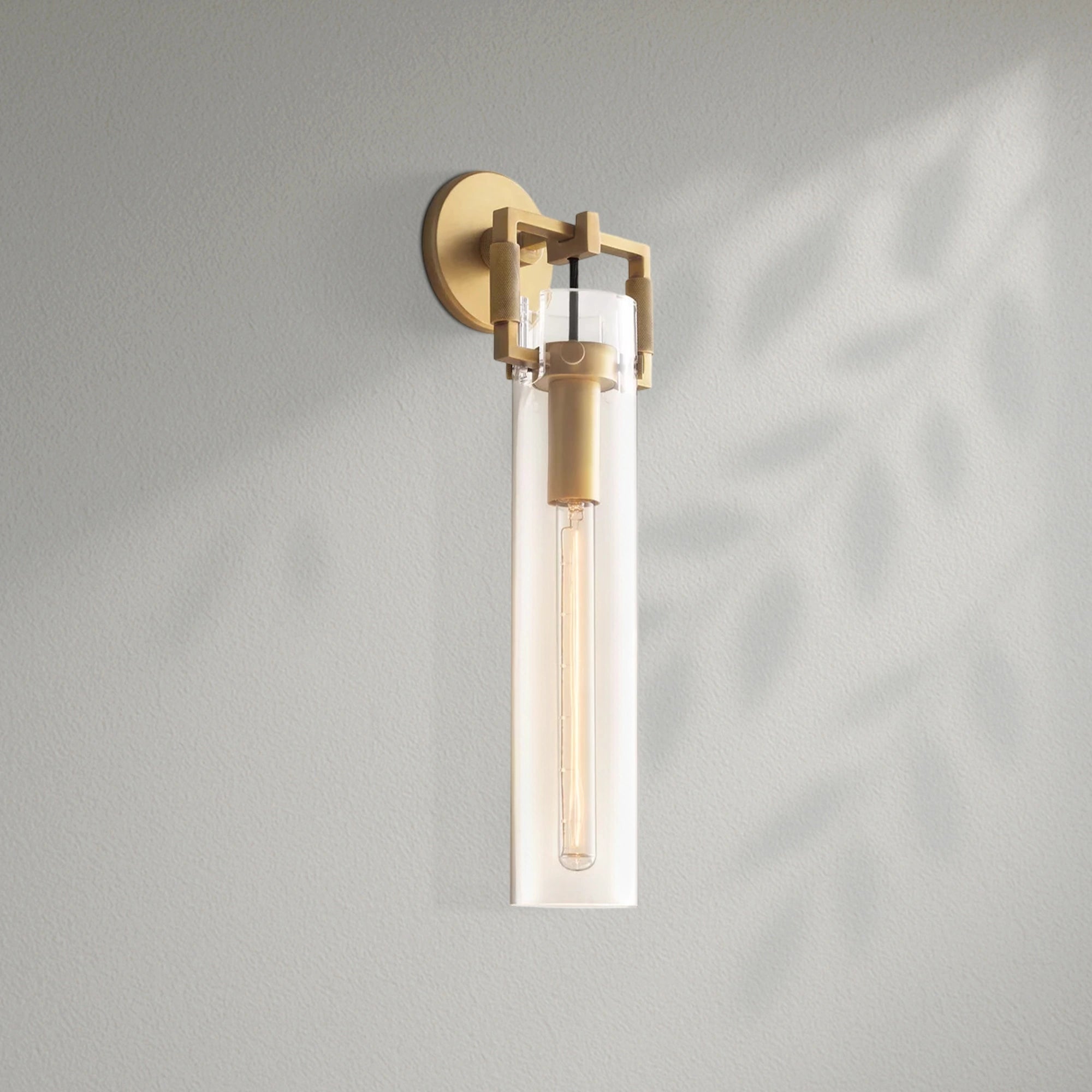 Machinis Glass Cylinder Wall Sconce