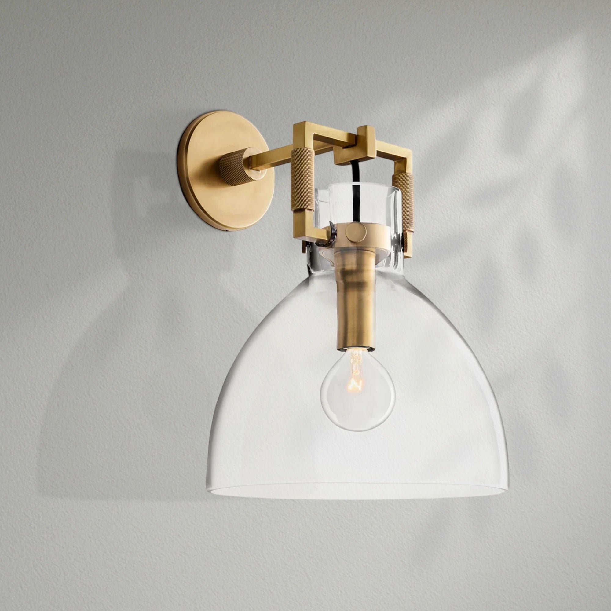 Machinis Glass Cloche Sconce