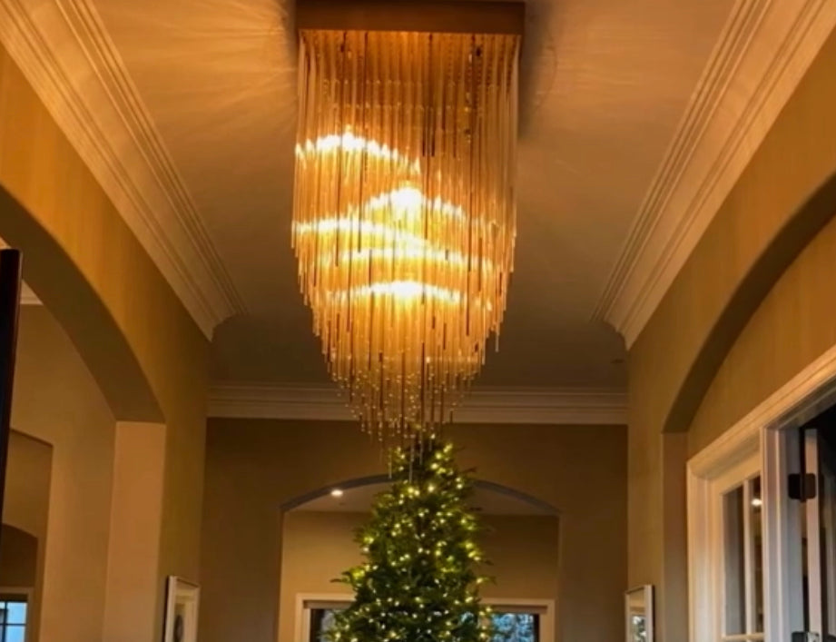 Cascadas Square Chandelier