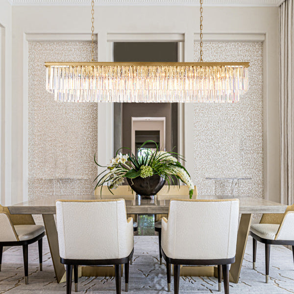 1920s Odeom Rectangular Chandelier