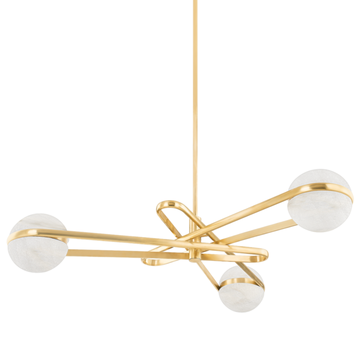 Luster Gaze Kyomi 6 Light Chandelier - Background Shot