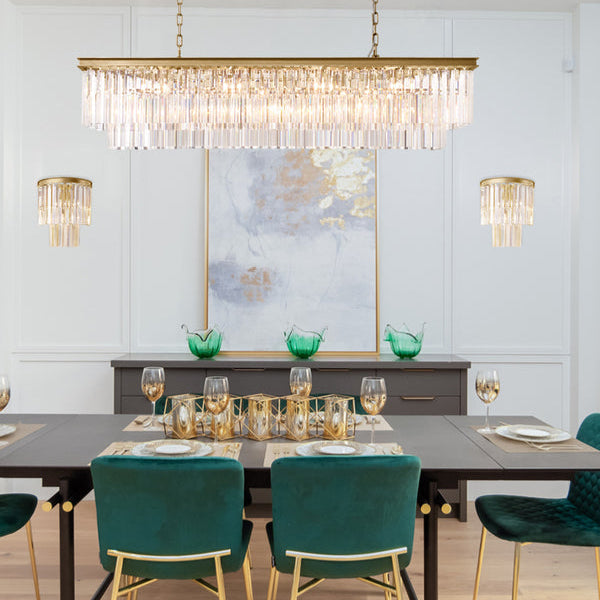 1920s Odeom Rectangular Chandelier