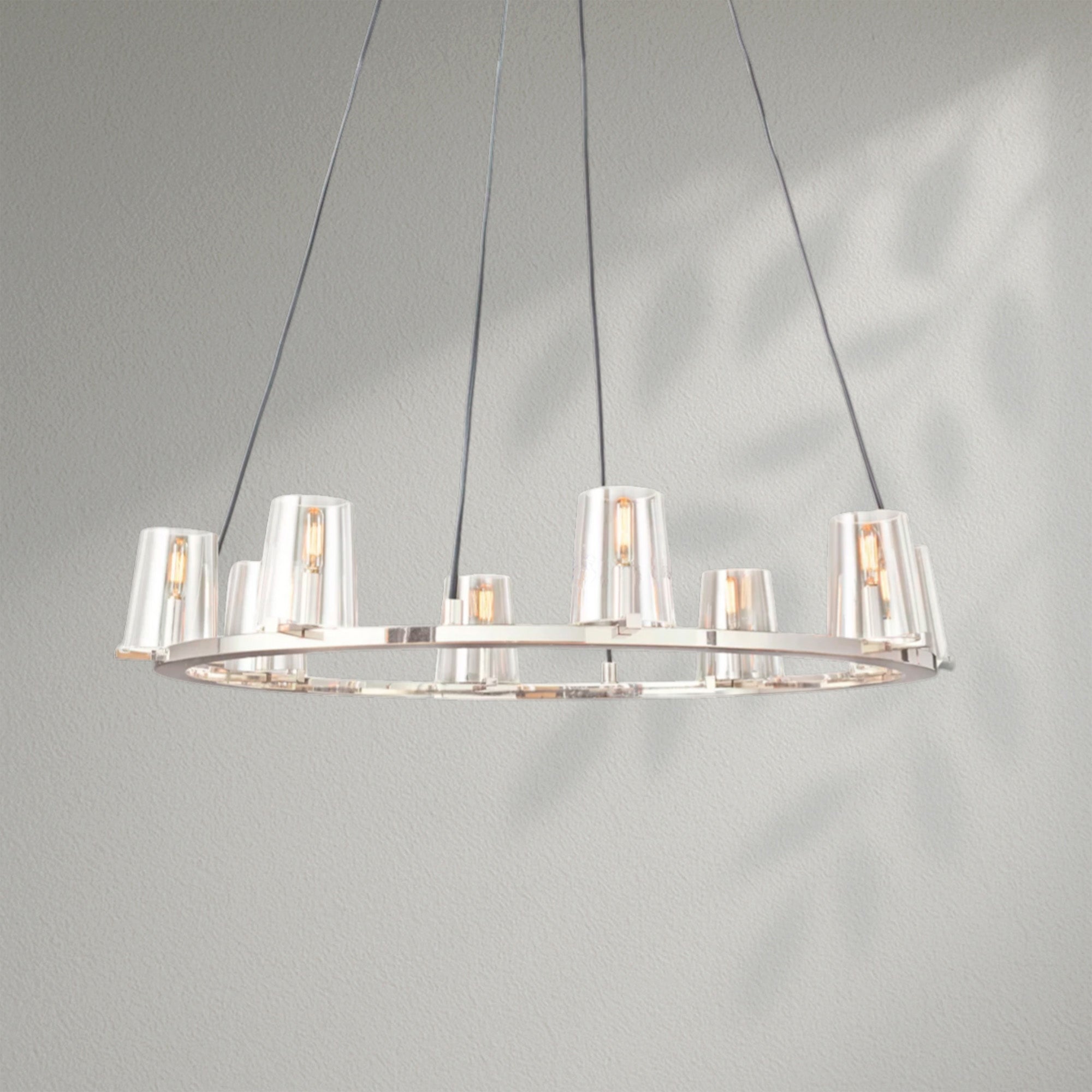 Pauillec Glass Round Chandelier