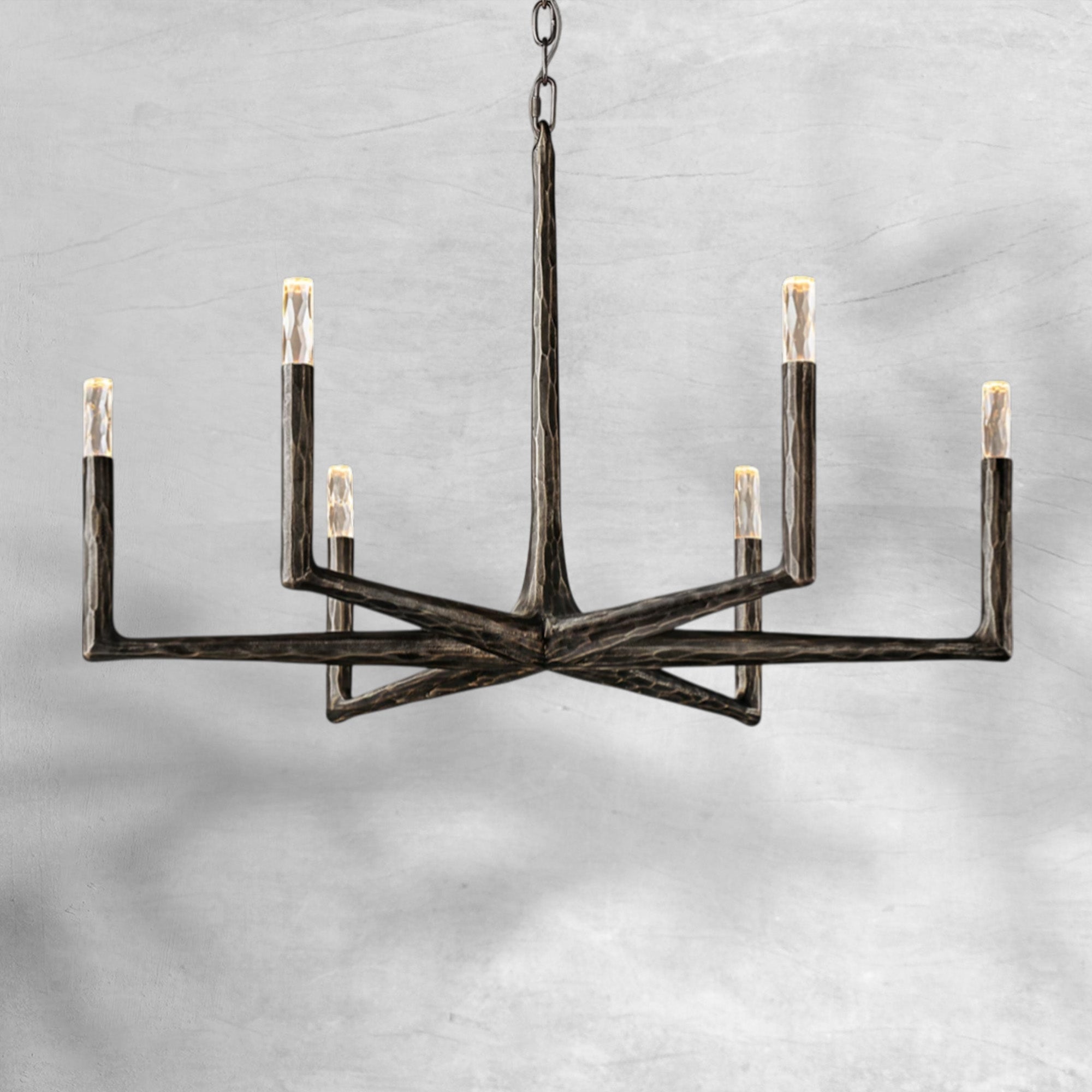 Thalen Forged Round Chandelier