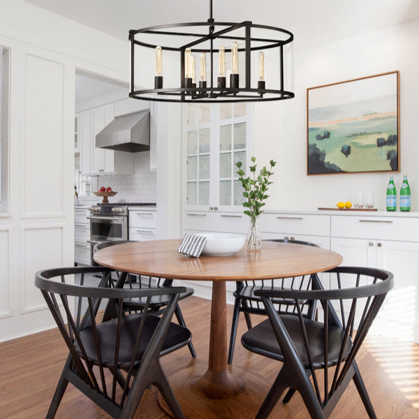 Bickman Glass Round Chandelier