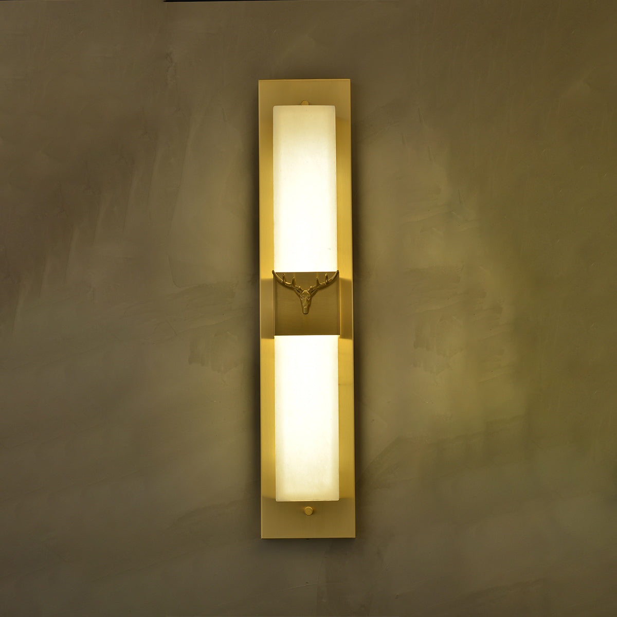 Linear Alabaster Wall Light
