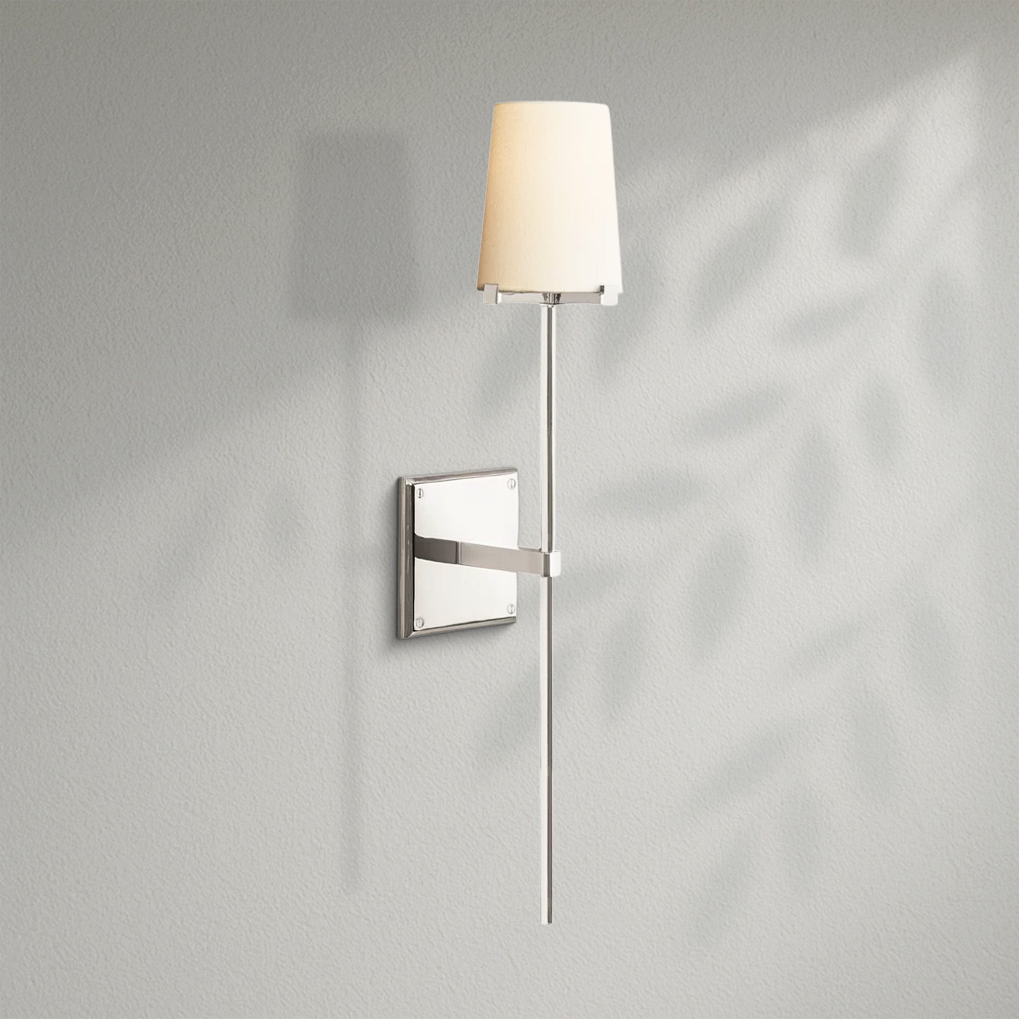 Pauillec Fabric Shade Torch Sconce