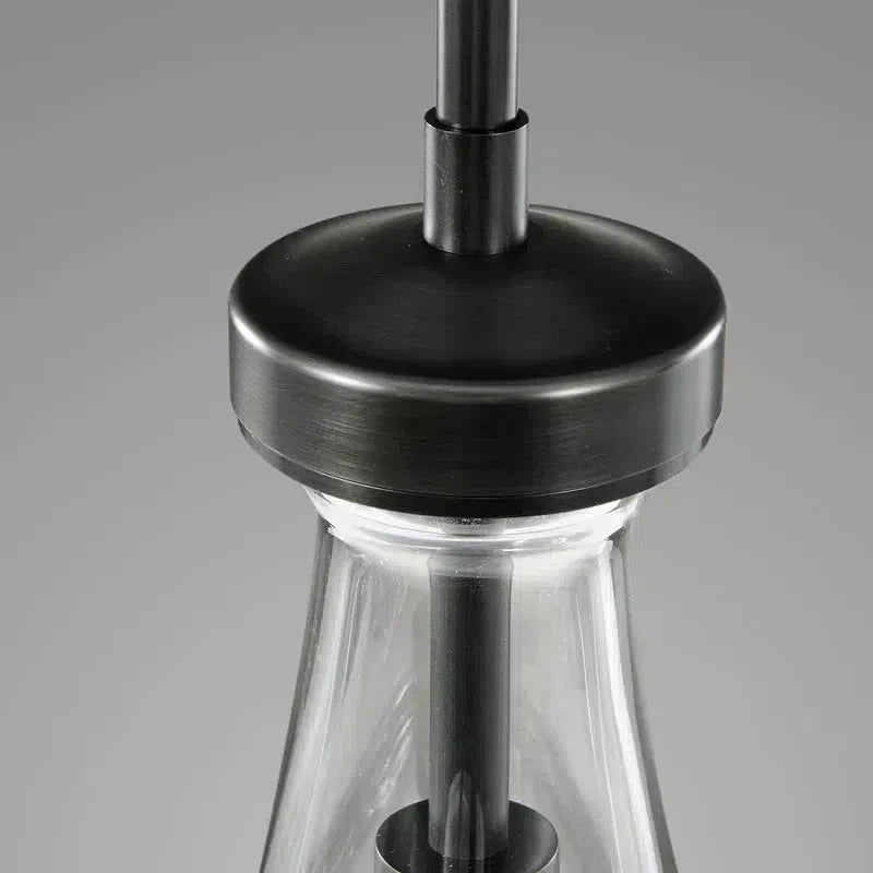 Raindrop Round Chandelier 2 Lights 5"D