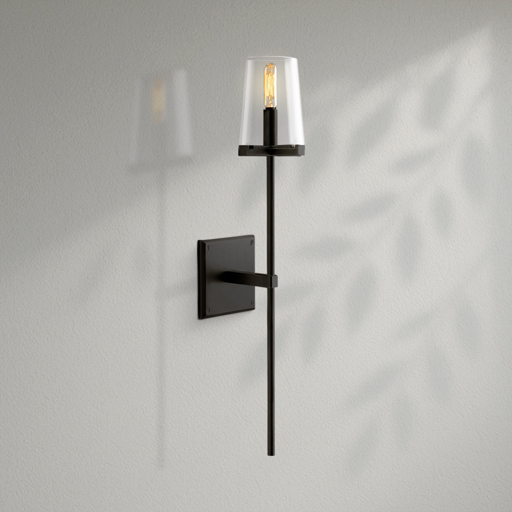 Pauillec Clear Glass Linear Wall Sconce