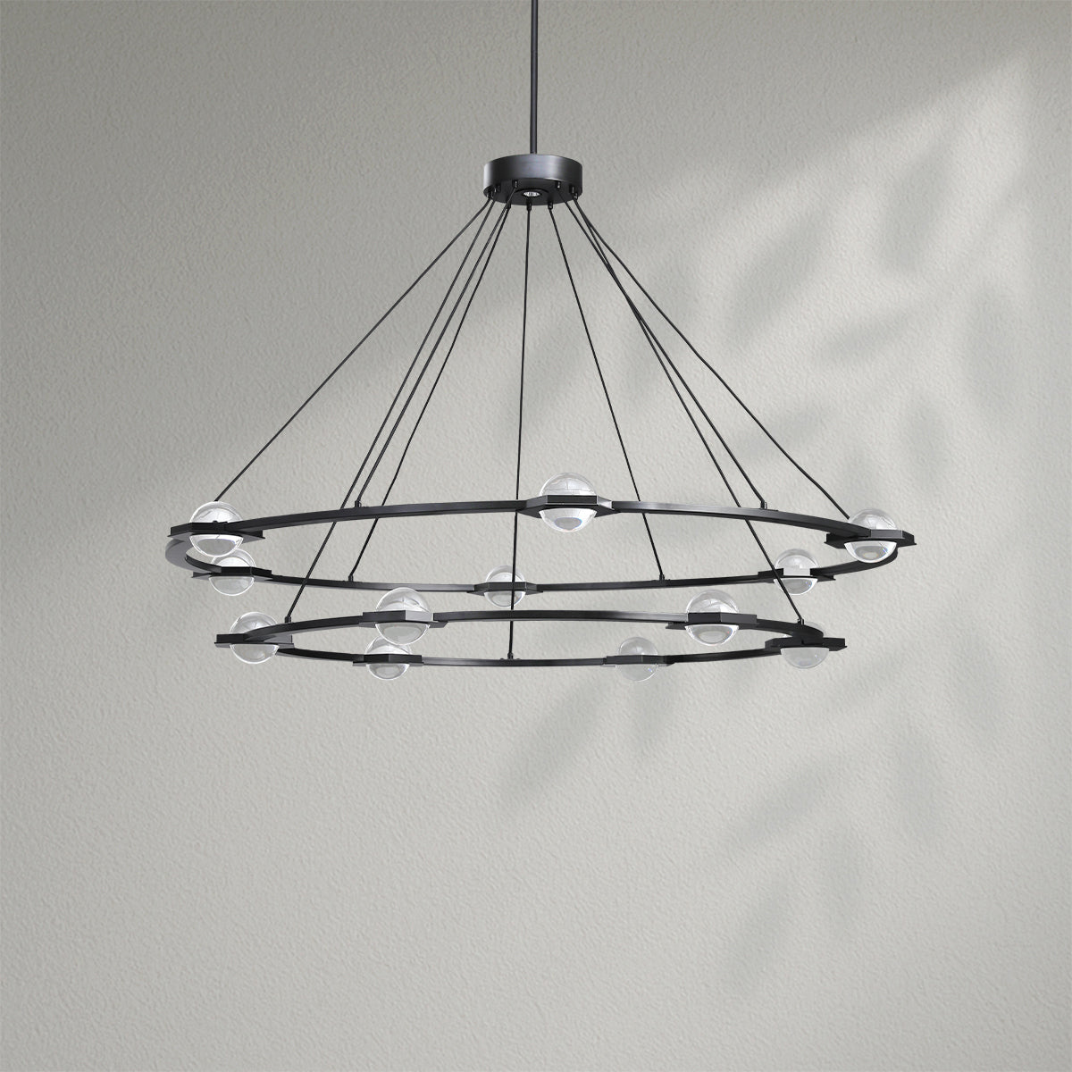 Eclatamt Two-Tier Round Chandelier