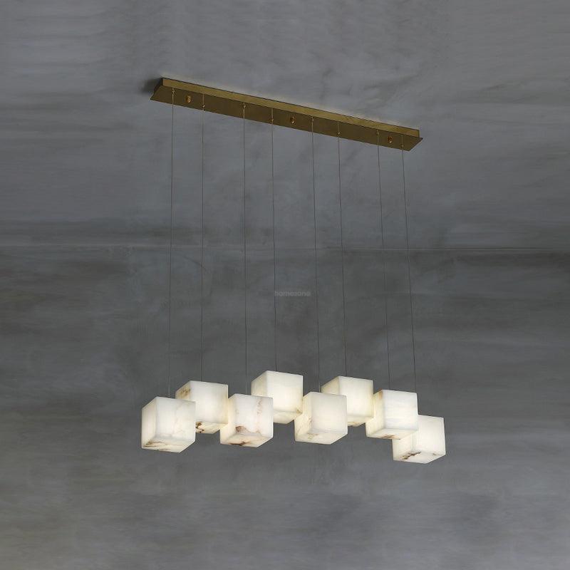 Alabaster Box Linear Chandelier