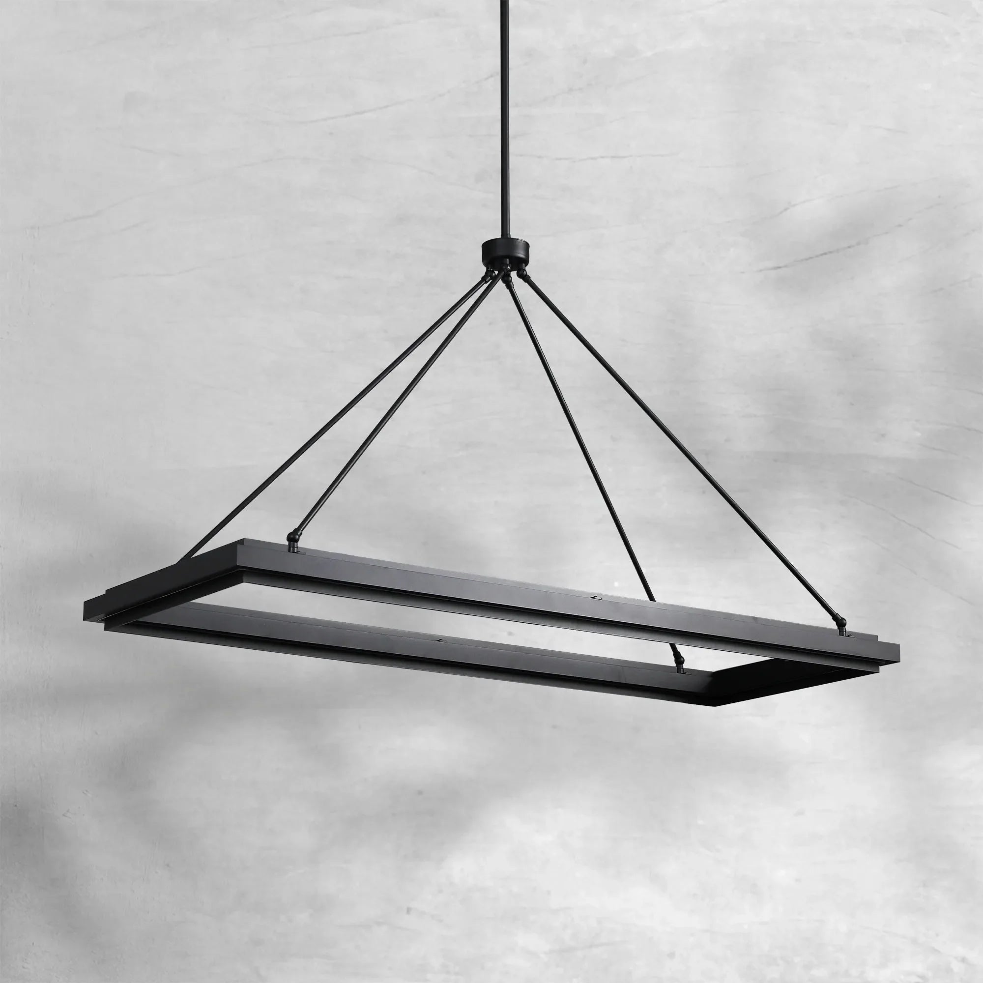 Peron Rectangular Chandelier 48" 62“