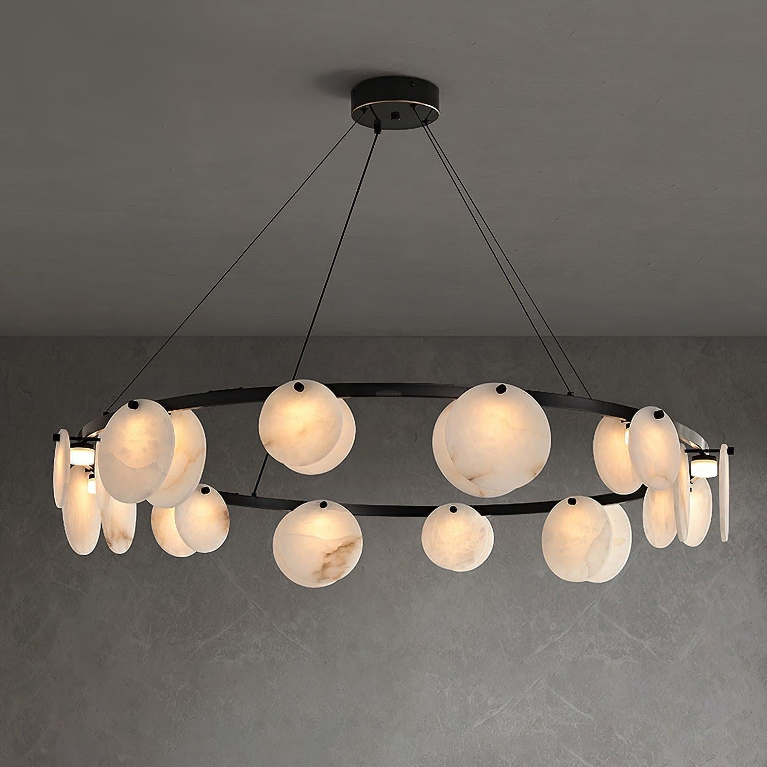 Trinidad Alabaster Chandelier with 8/10 heads