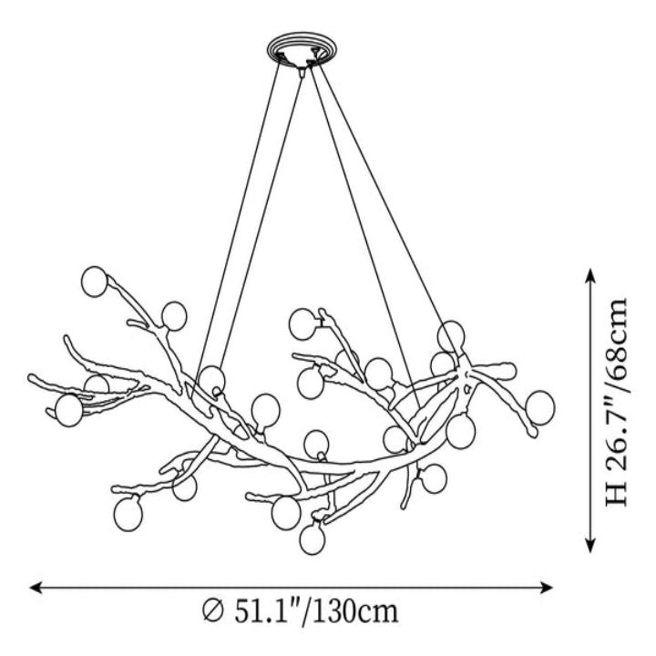 Branch Boho Tree Modern Chandelier