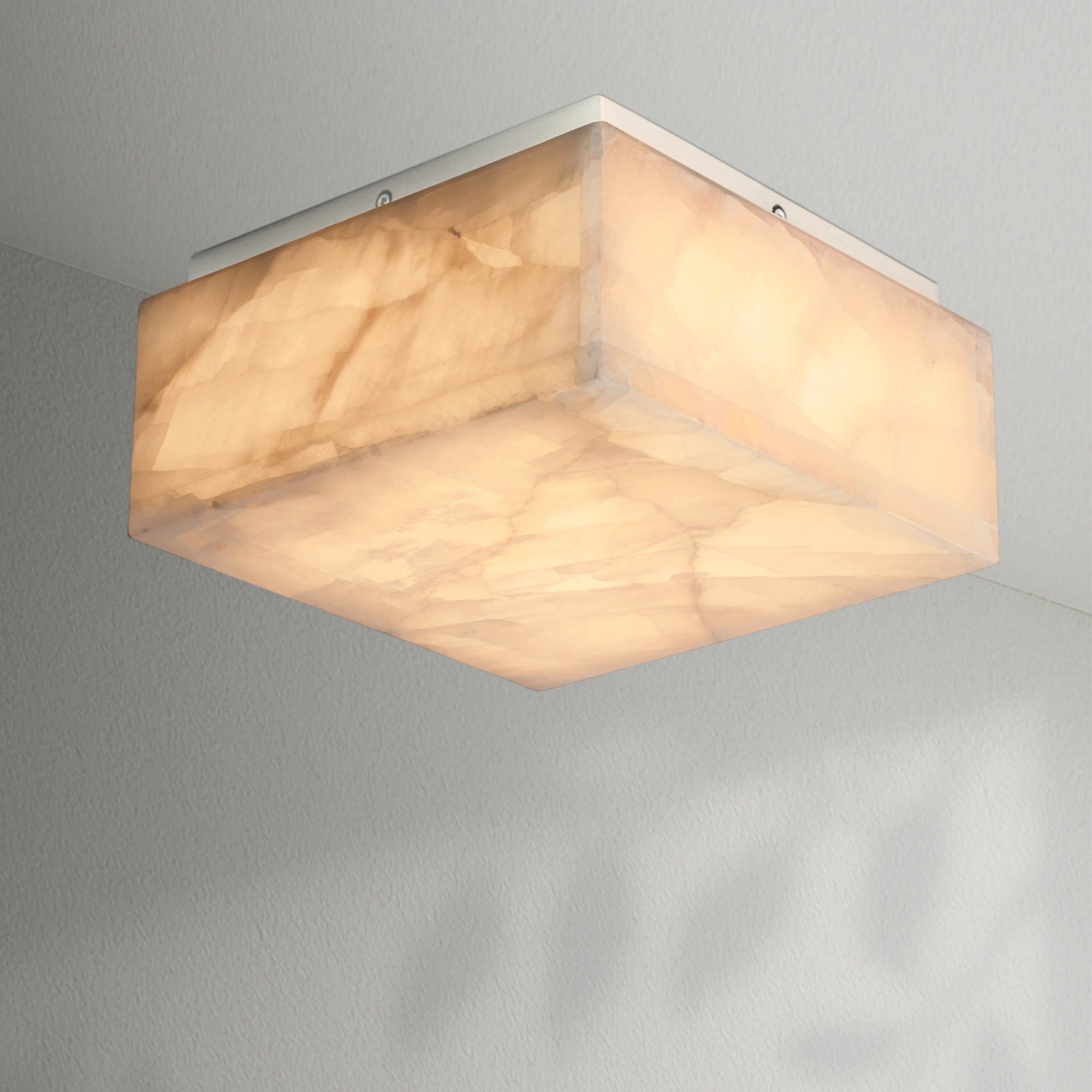 Rivaga Calcite Square Flushmount