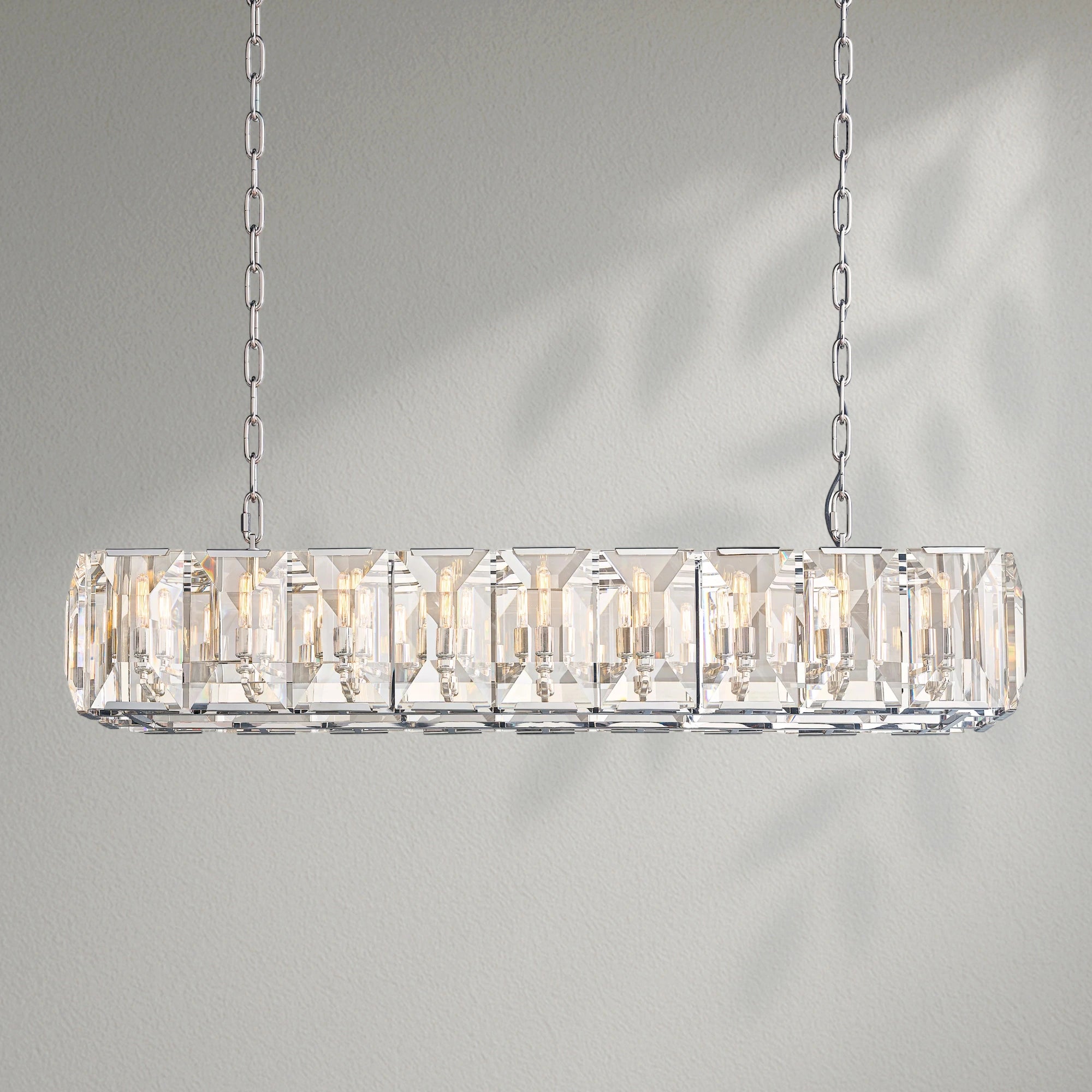 Harlows Crystal Rectangle Chandelier
